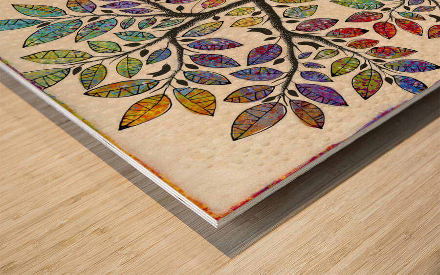 Held By Affection Wood print