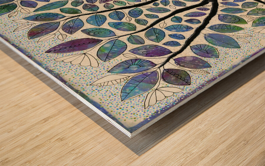 Flowering Forth Wood print