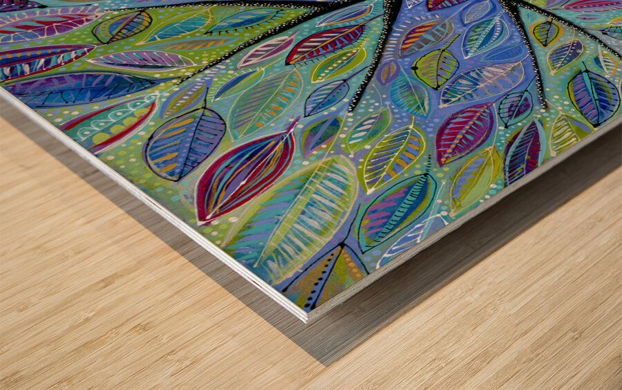 In The Grassy Places Wood print