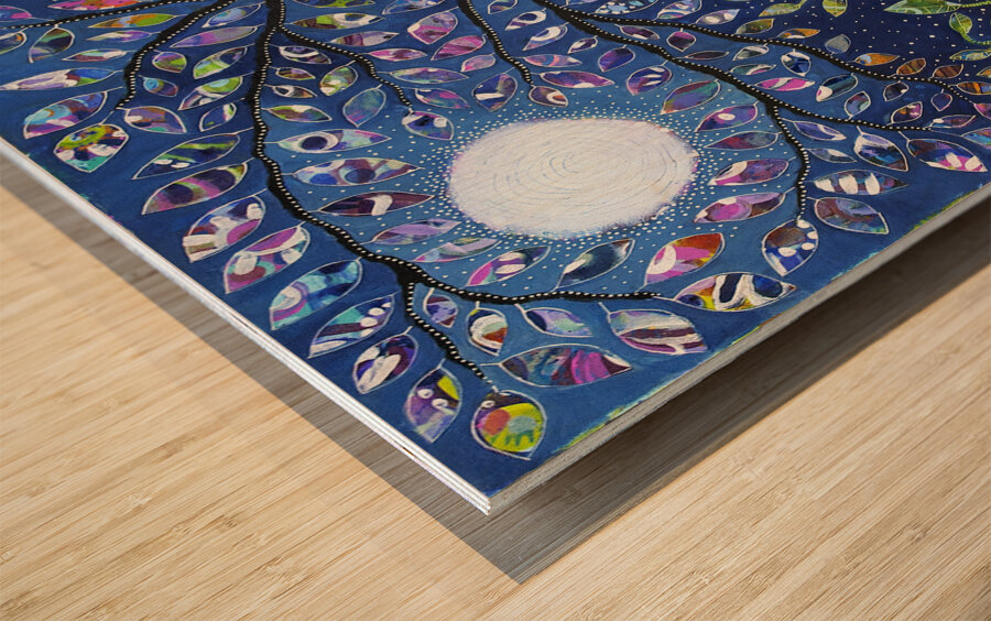 In The Light Of Her Discovery Impression sur bois