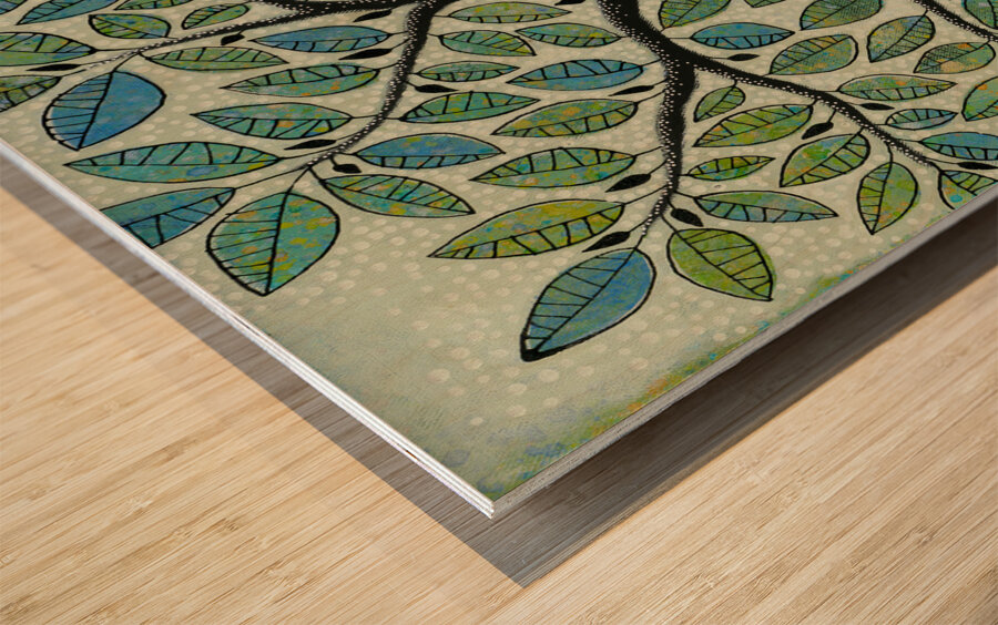 Strength And Love Wood print