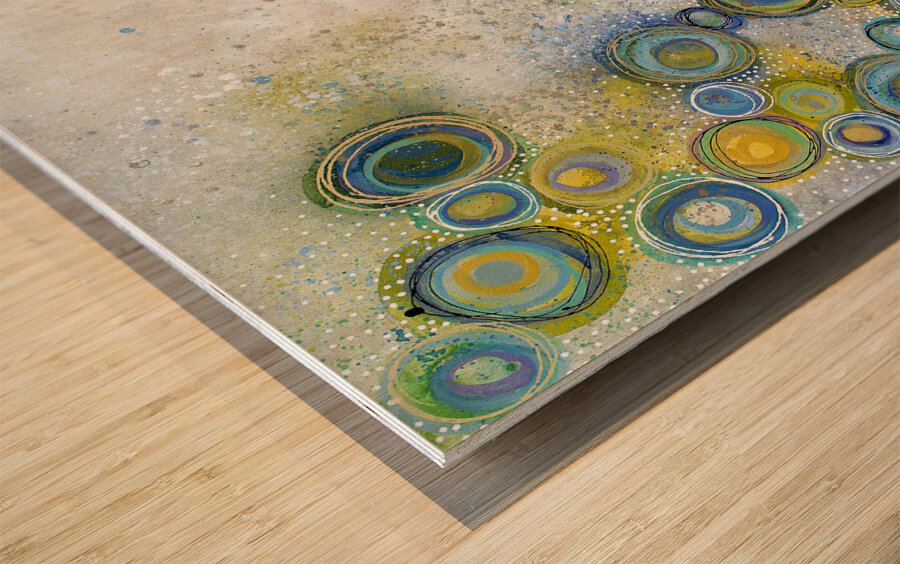 The Wide Waters Wood print