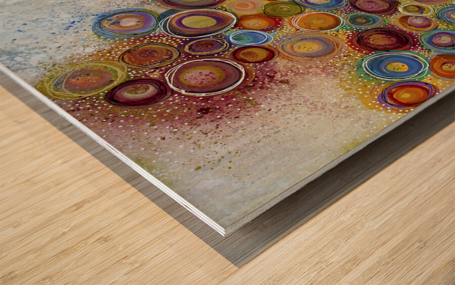 A Garden Impression sur bois