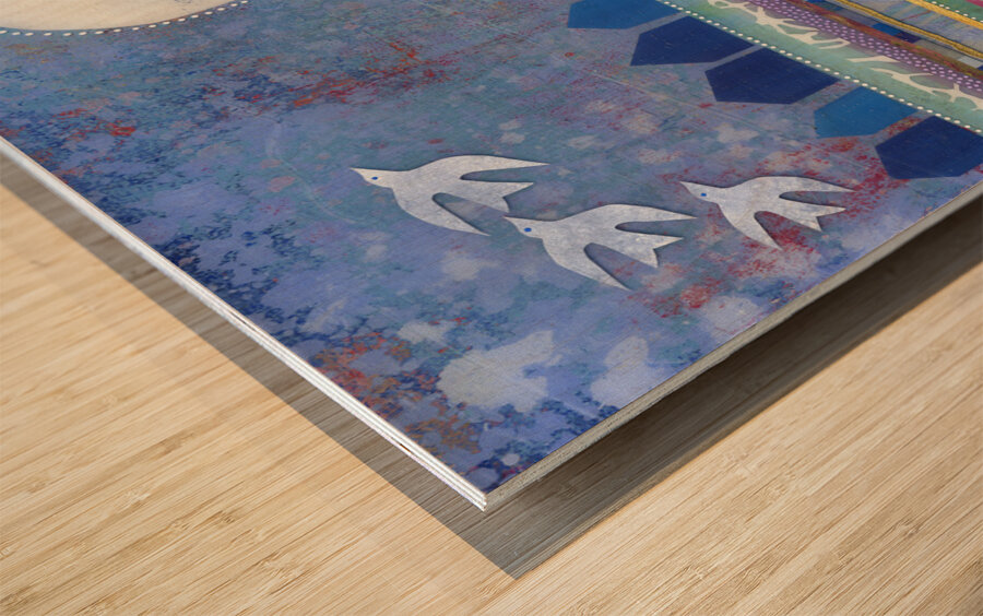 All Things In The Loving Embrace  Wood print