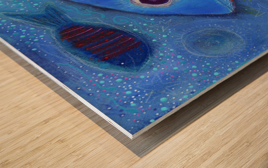 Houses In Dreams Wood print