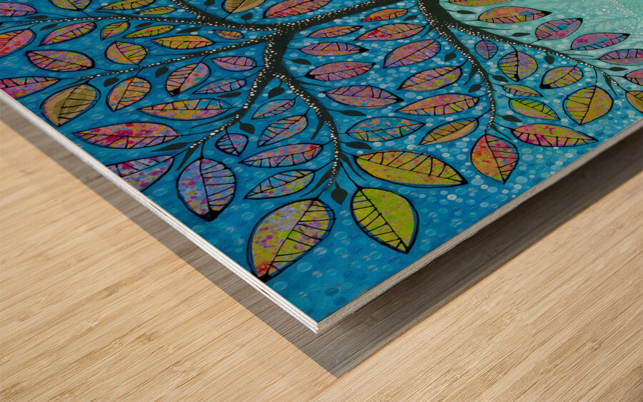 The Beauty of it All Wood print