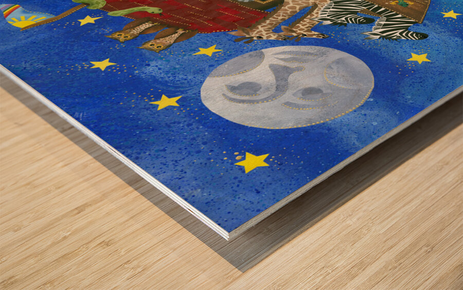 Noah s Ark Wood print