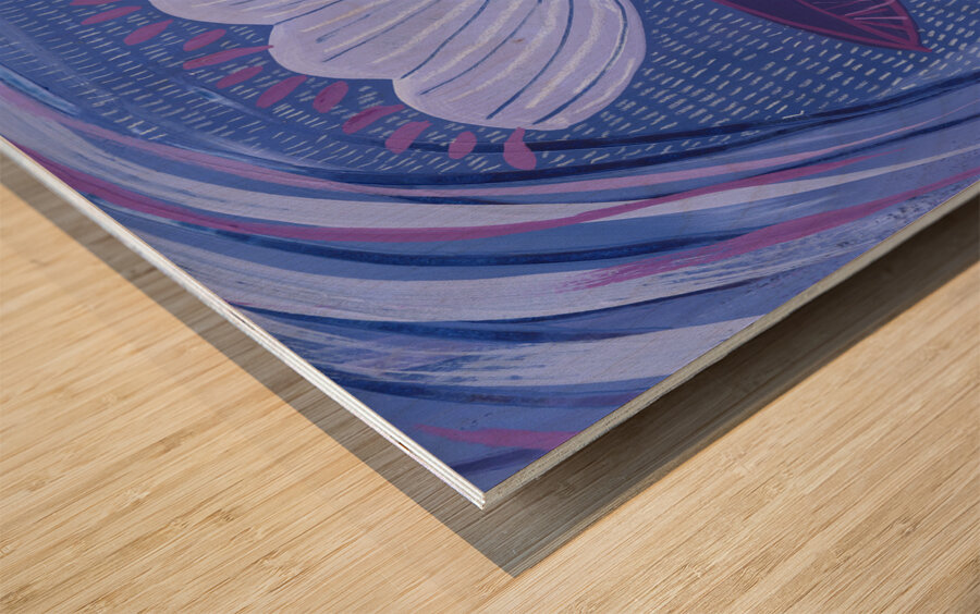 Botanic 24-16 Wood print