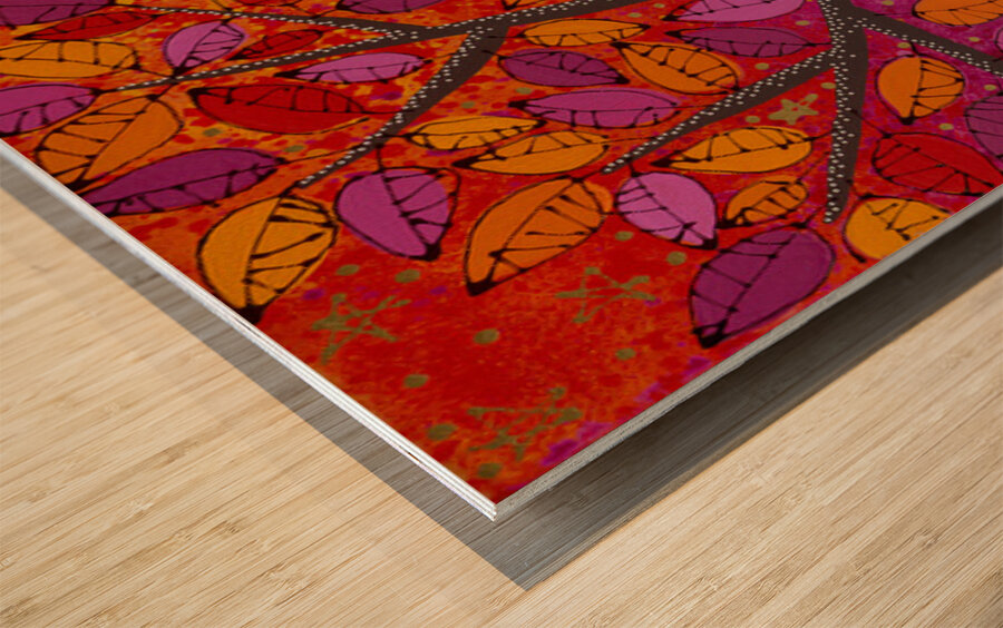 Learned From Trees Impression sur bois