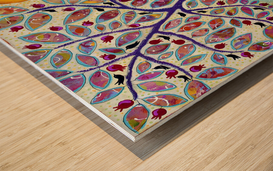 The Secret and Beautiful Wood print