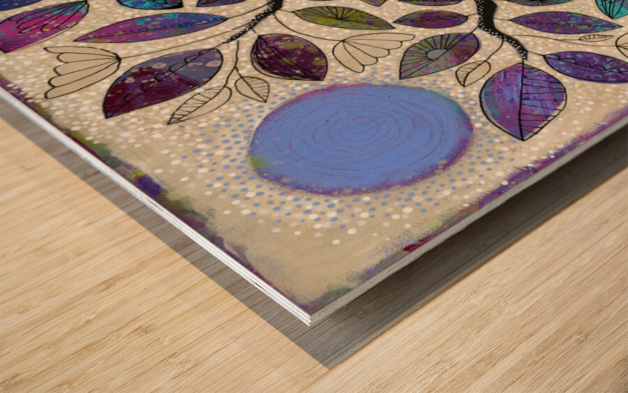 A Celebration Wood print