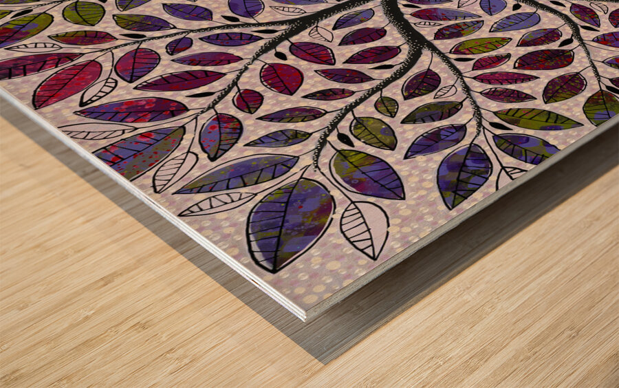 With The Light Wood print