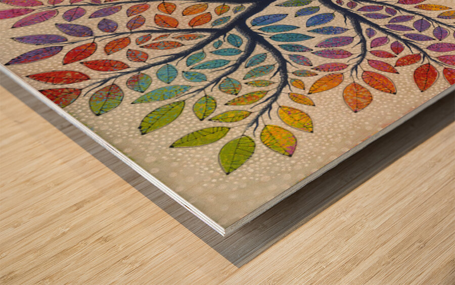 The Tapestry Of Life Wood print