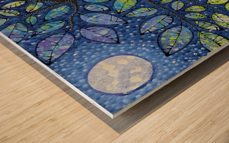 At The Edge of the Light Wood print