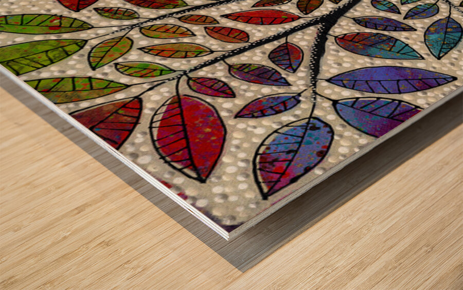 Deep Peace Wood print