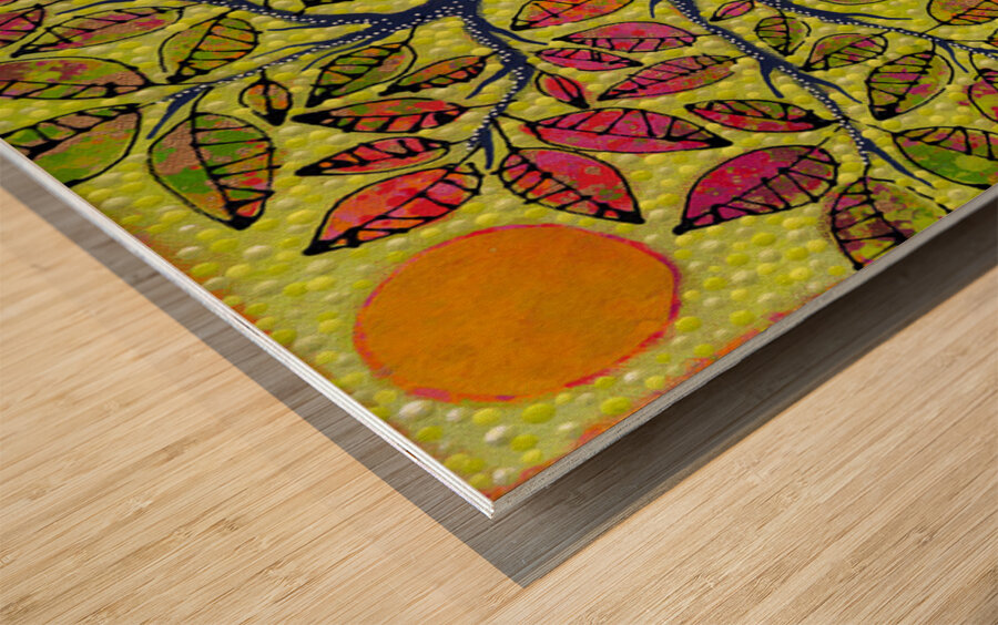 Stillness Of Morning Wood print