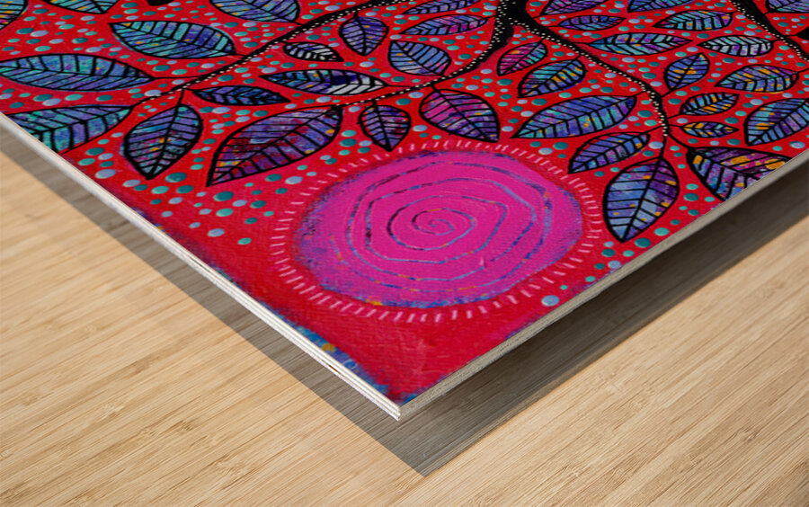 Live Life To The Fullest Wood print