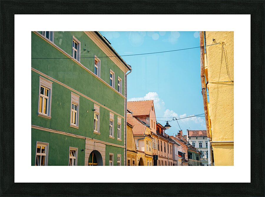 Romania Sibiu old town Picture Frame print