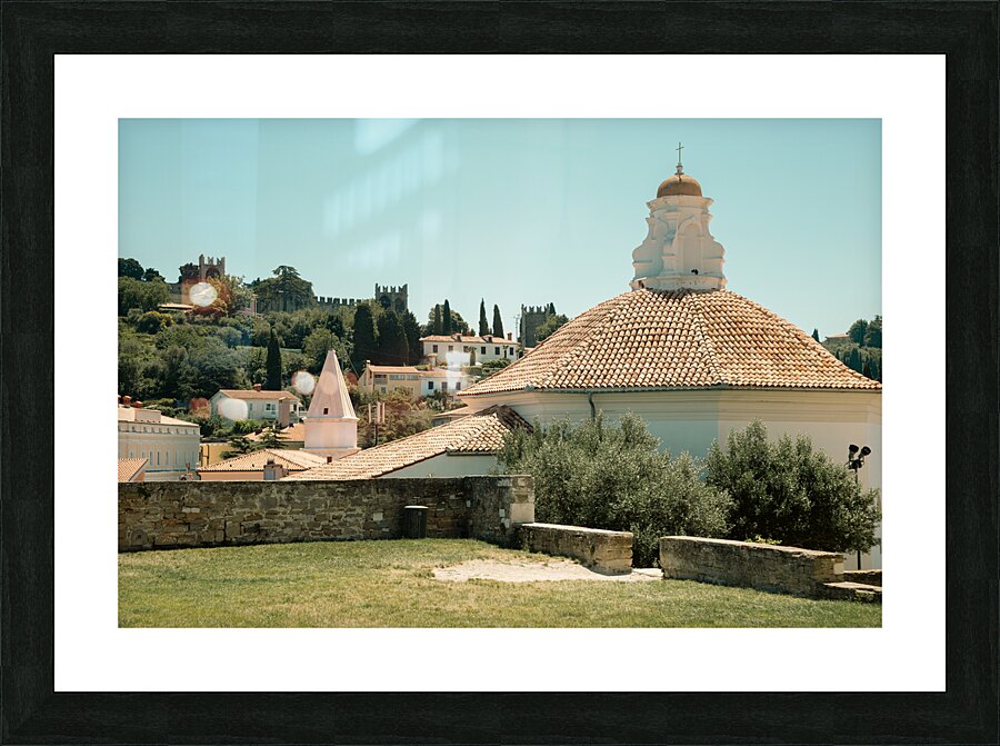 Piran old town Picture Frame print