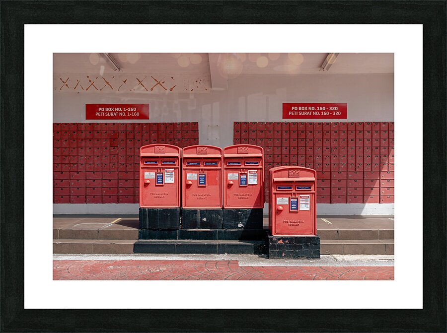 Malaysia Post Office Picture Frame print