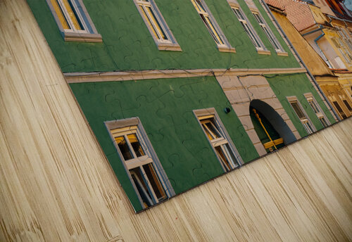 Romania Sibiu old town sanga puzzle