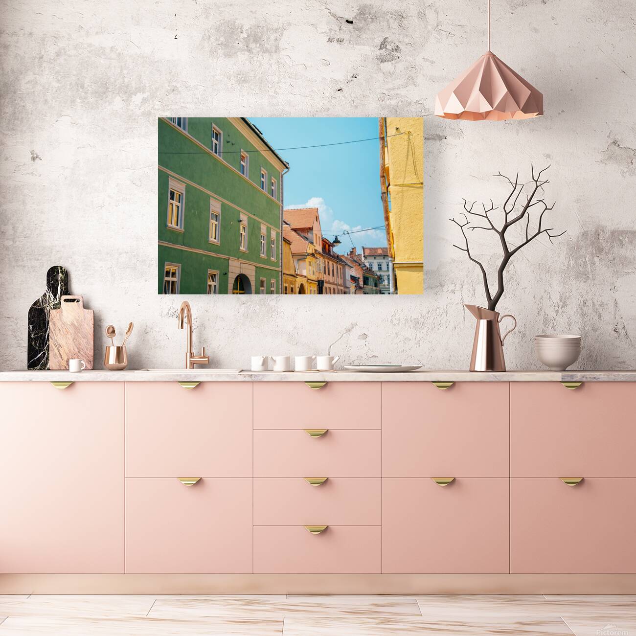 Romania Sibiu old town Reproduction