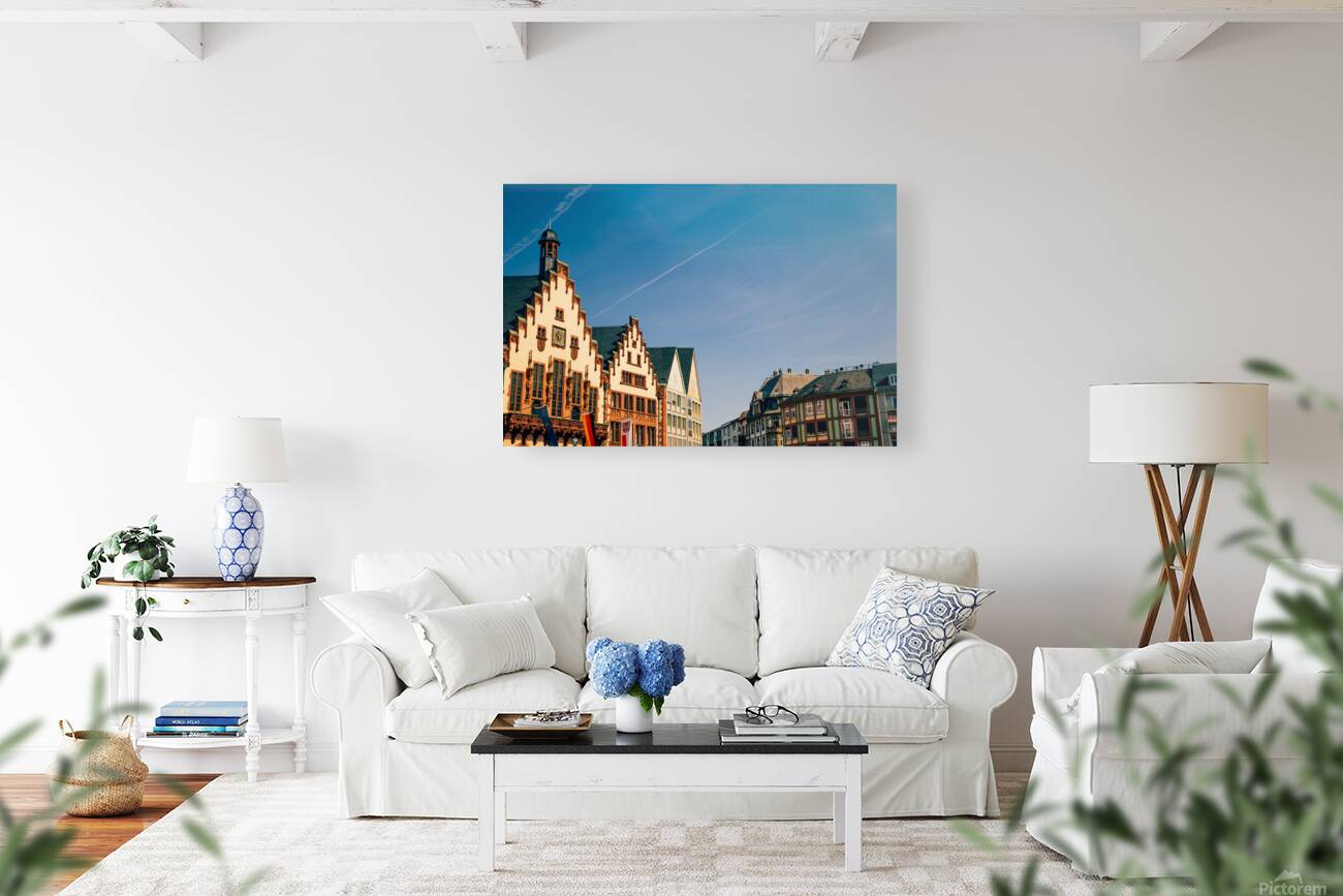 Frankfurt Romerberg old town Reproduction