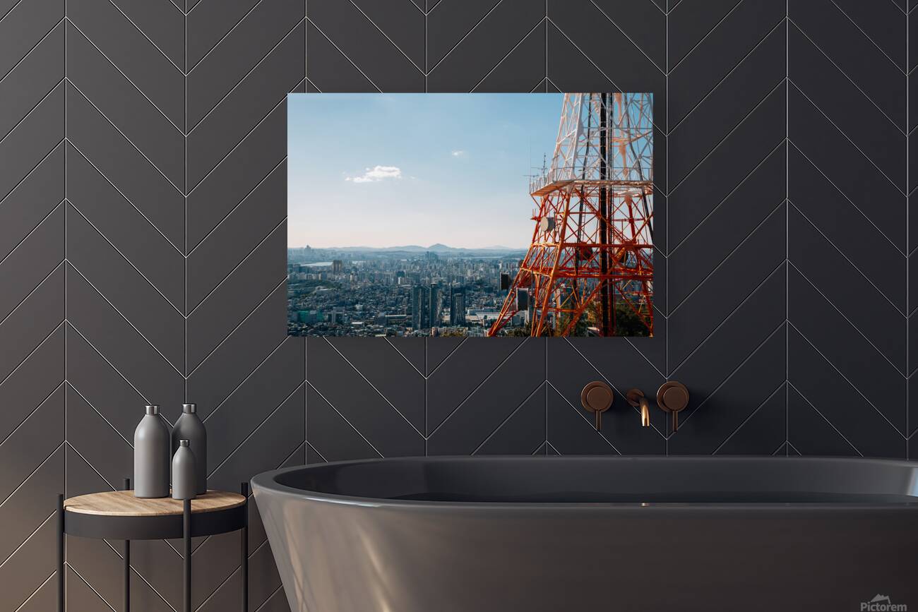 Seoul cityscape Reproduction