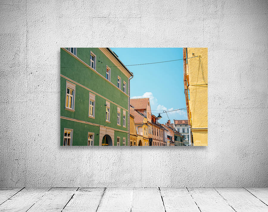 Romania Sibiu old town Wall Preview