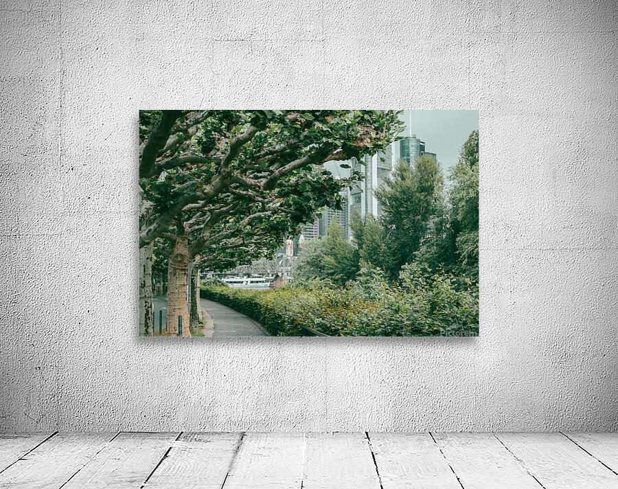 green forest city Wall Preview