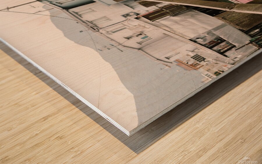 Tai o fishing village in HongKong Wood print