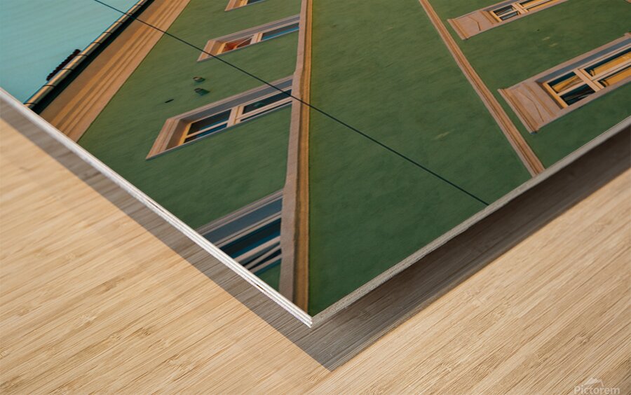 Romania Sibiu old town Wood print