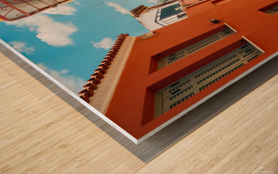 Athens Plaka Wood print