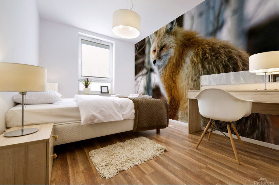Foxy lady Mural print