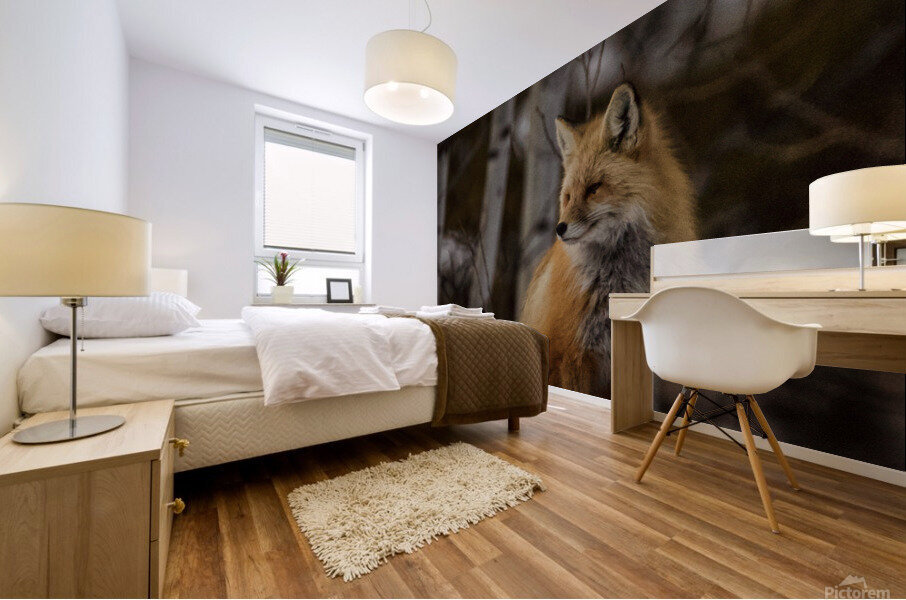 Foxy lady Mural print