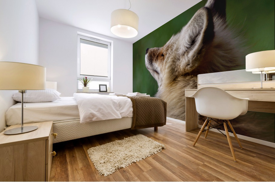 Always posing Mural print