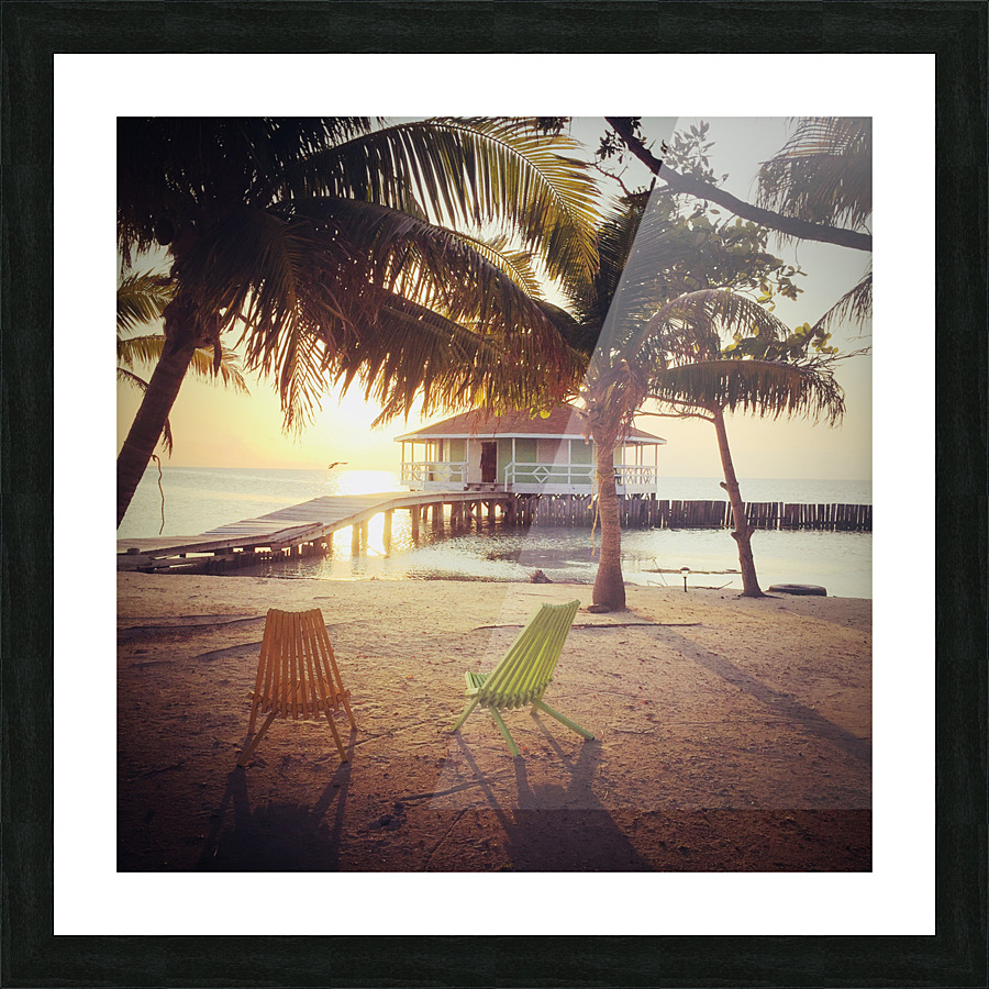Belize Picture Frame print