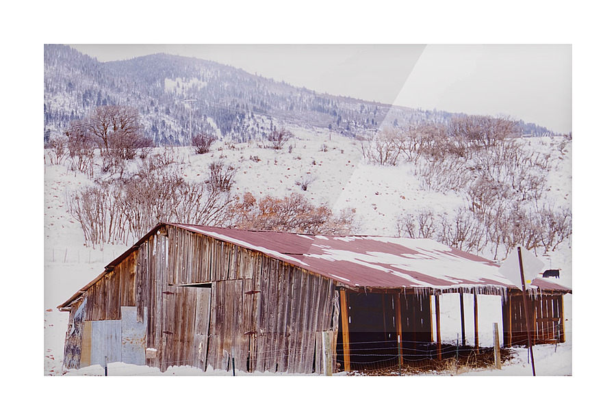 old barn Picture Frame print