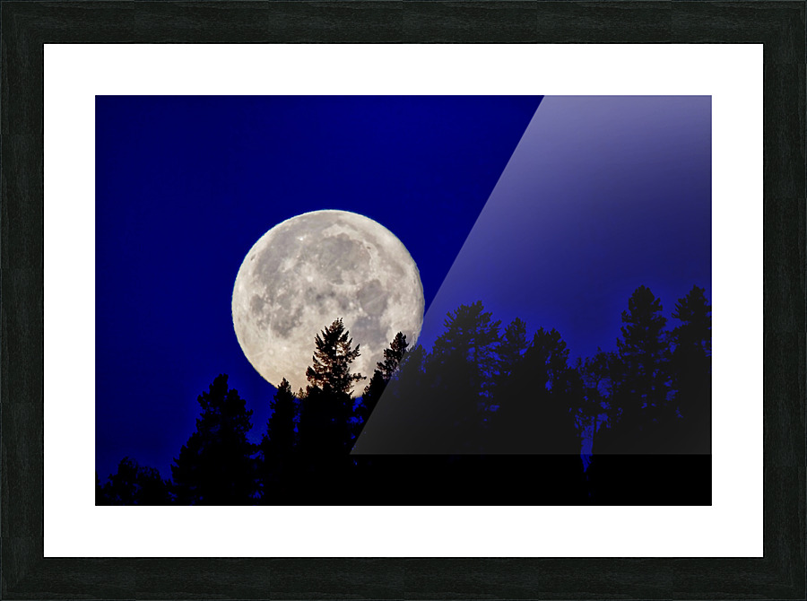 Full moon 2 Picture Frame print
