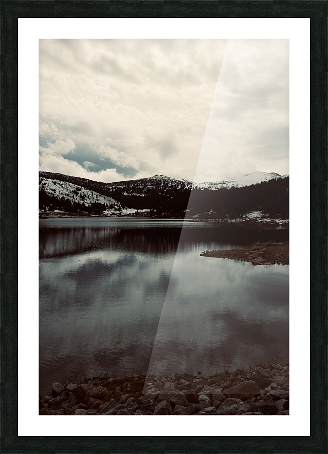 Ivanhoe Lake Picture Frame print