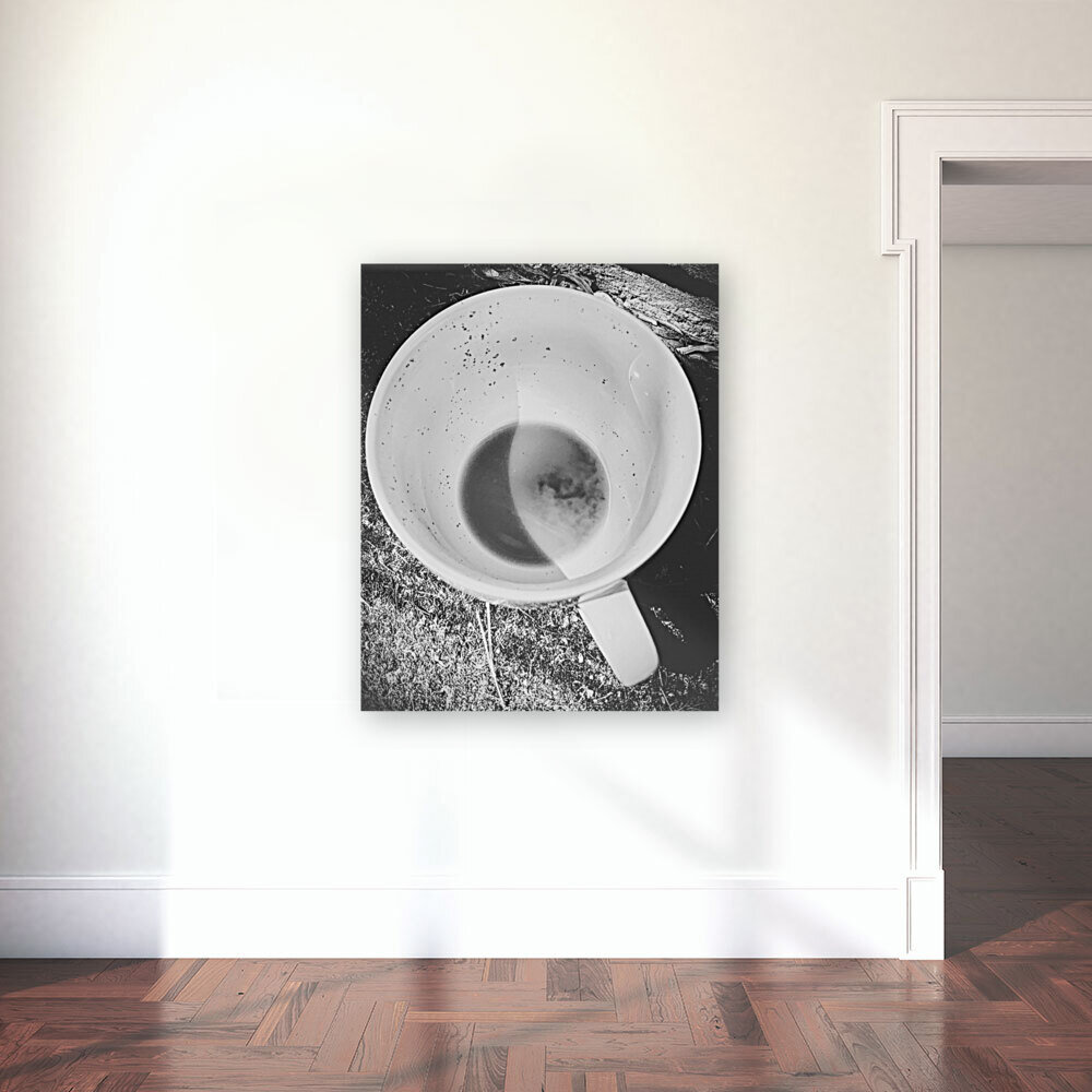 Coffee Clouds on Concrete  Reproduction