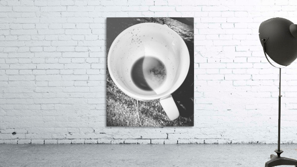 Coffee Clouds on Concrete  Wall Preview