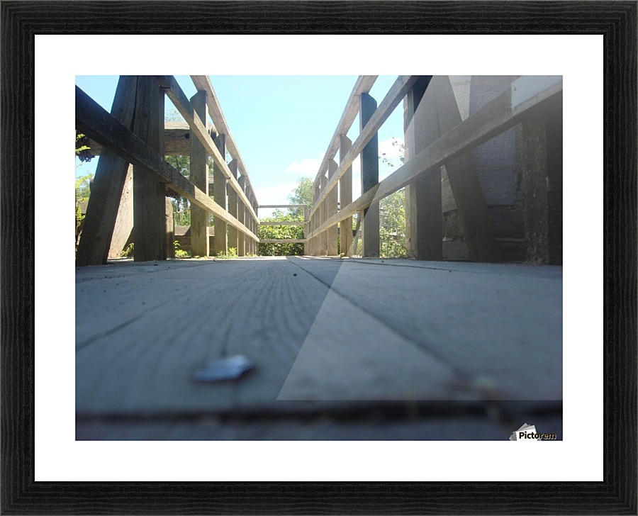 The Bridge Picture Frame print