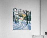 Forest winter landscape Acrylic Print