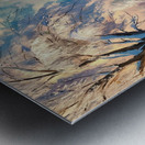 Forest winter landscape Metal print