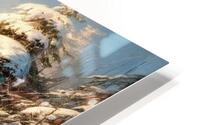 Forest winter landscape HD Metal print