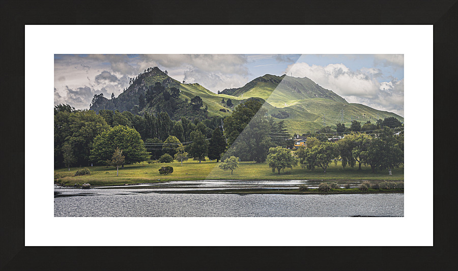 Green Mountain Picture Frame print