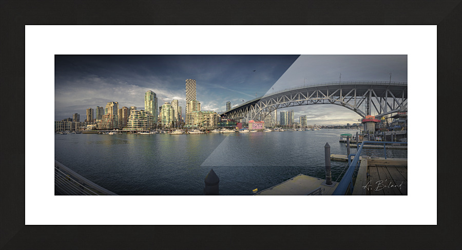 Vancouver Landscape Picture Frame print