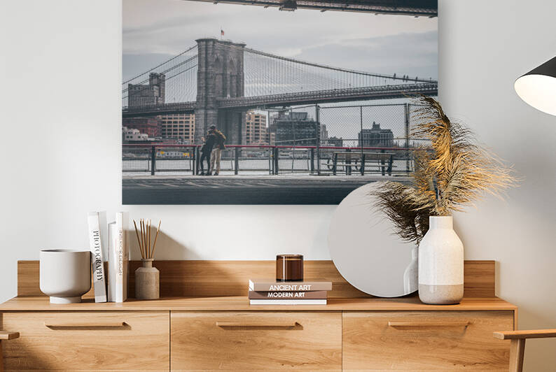 Lovers in New-York by A Beland