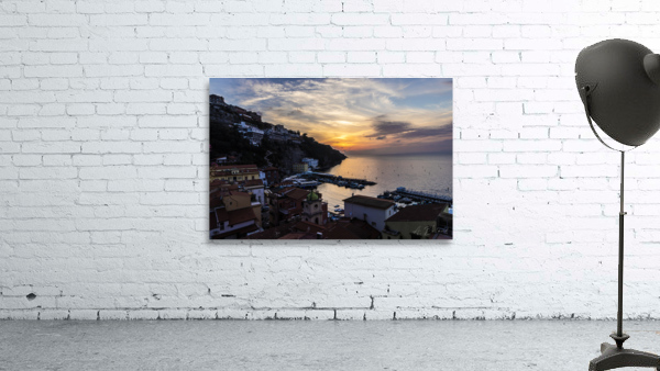 Sunset on Positano  Wall Preview